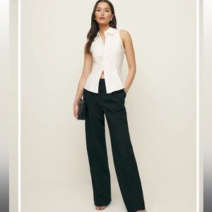 Reformation Off White Jimmy Top size 0 NWT